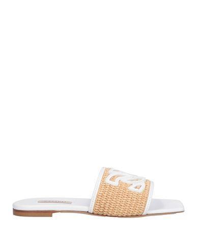 CASADEI Sandals White In Bianco Chiari E Naturali Product Image