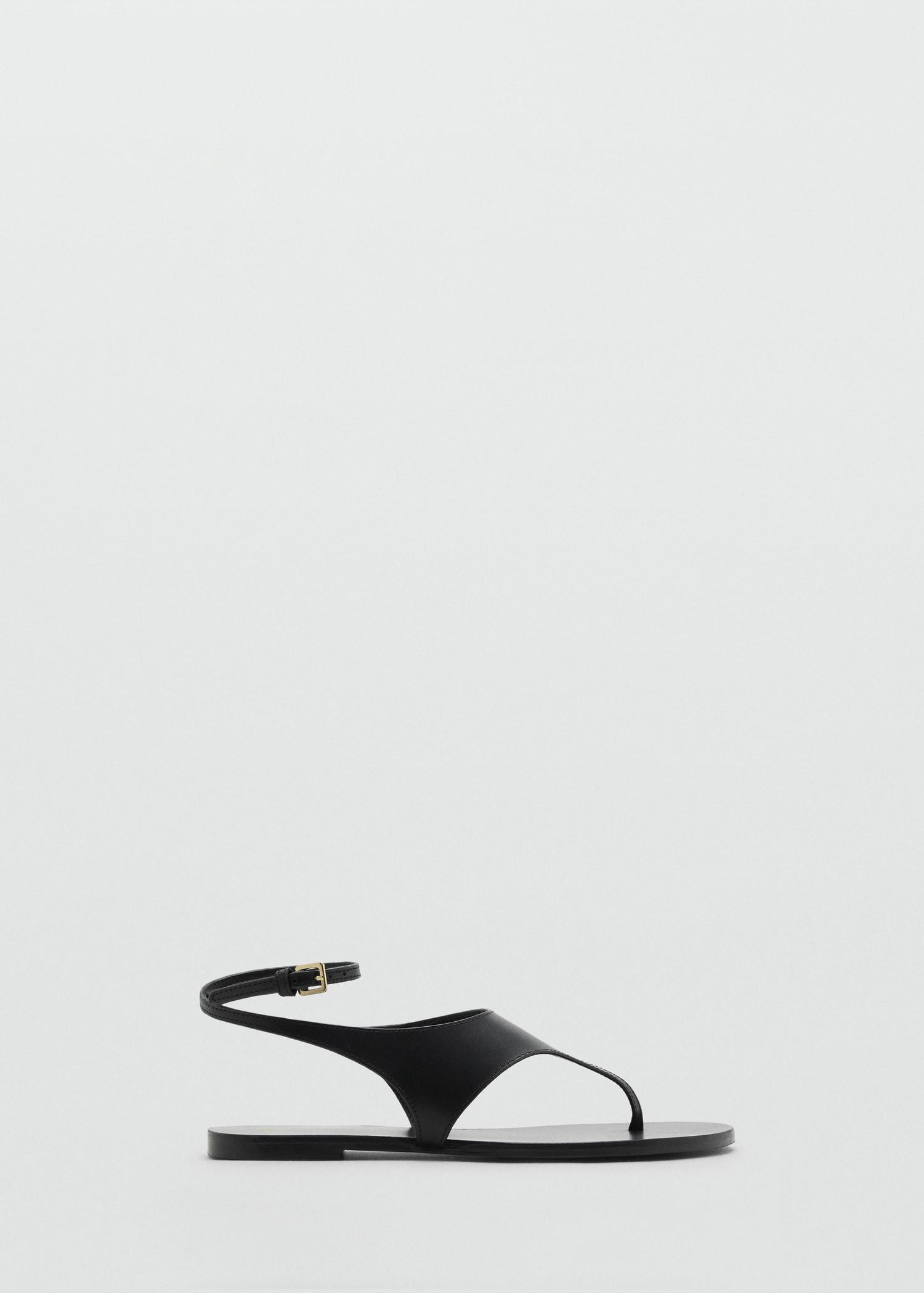 Leather straps sandals - Women | MANGO USA Product Image