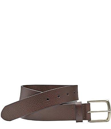 Johnston  Murphy Mens Tumbled Straight Edge Belt Product Image