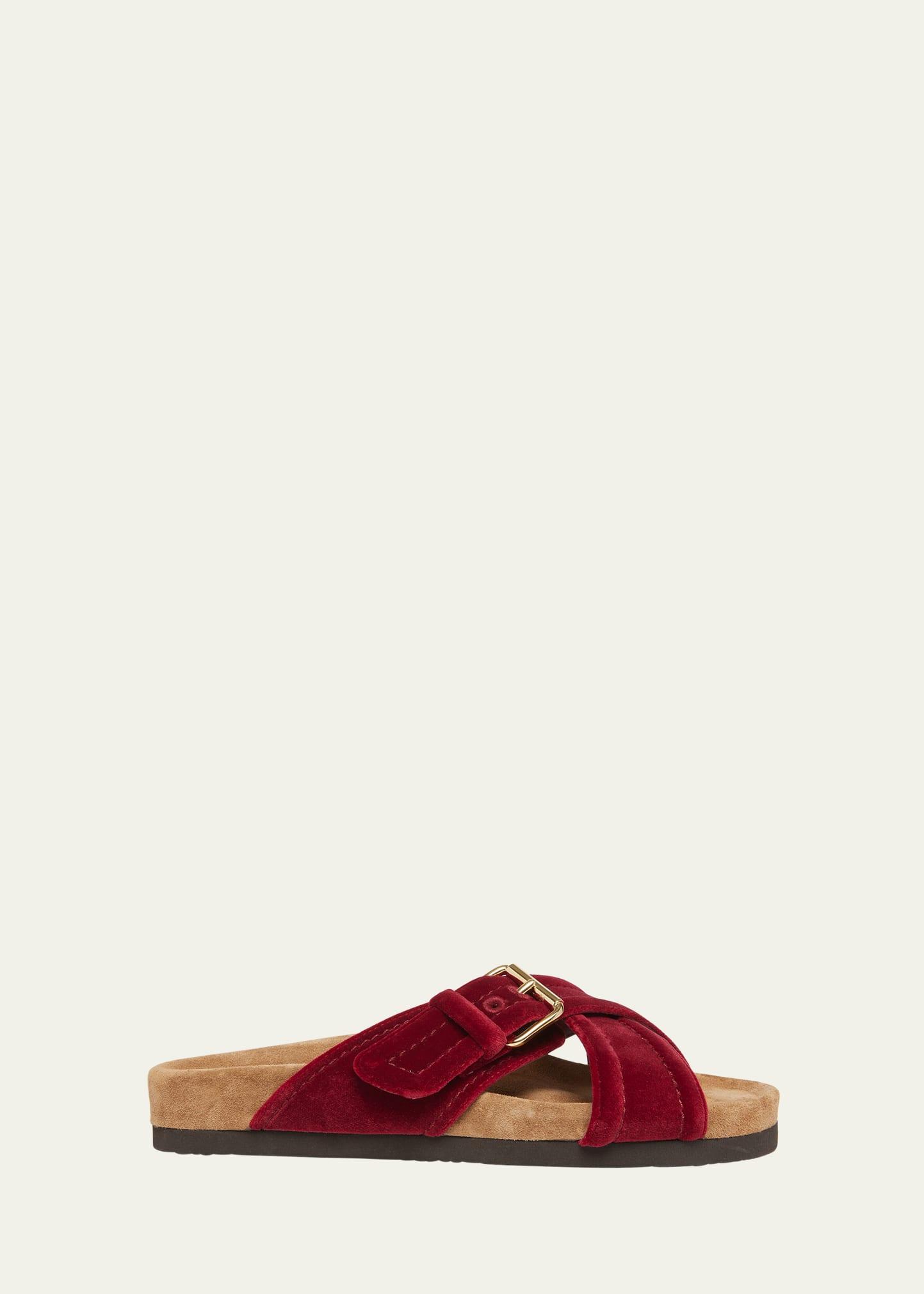 Anywhere Crisscross Buckle Slide Sandals Product Image