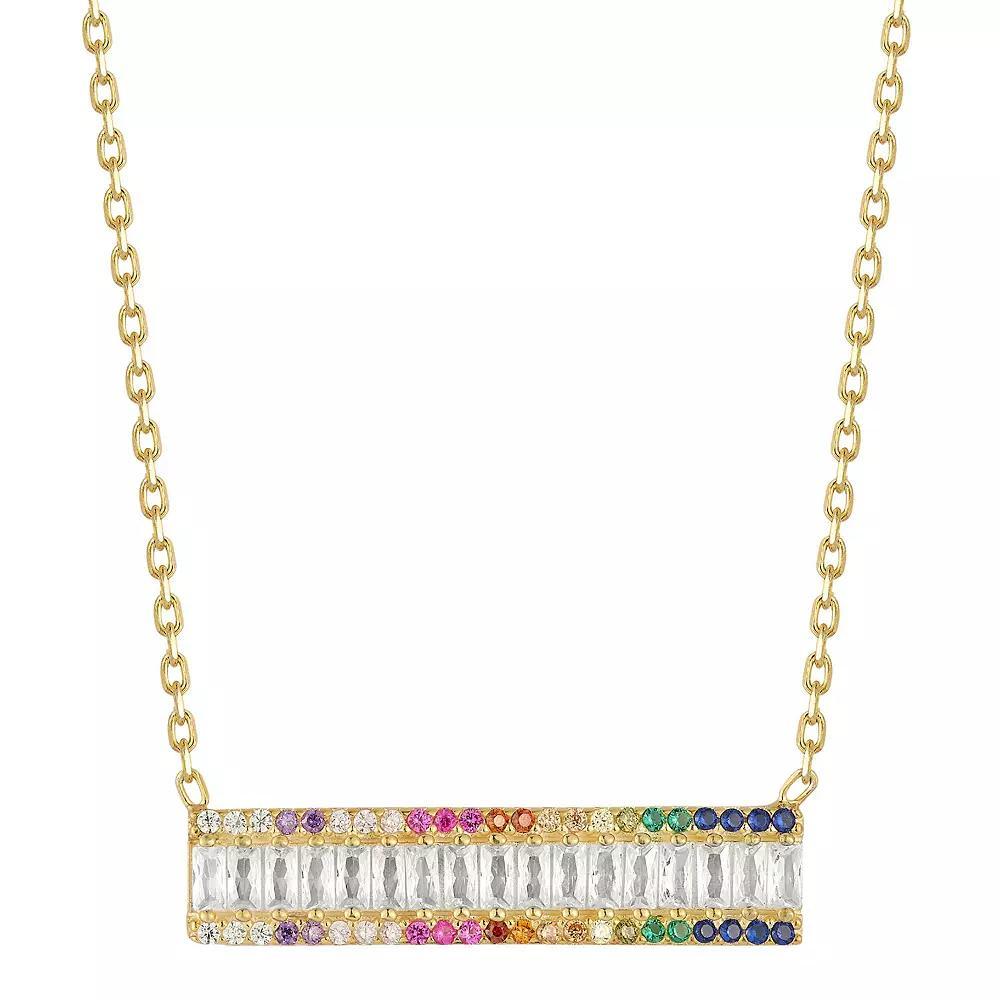 Milanesi And Co 18K Gold Plated Sterling Silver Paperclip Chain Necklace, 24 Product Image