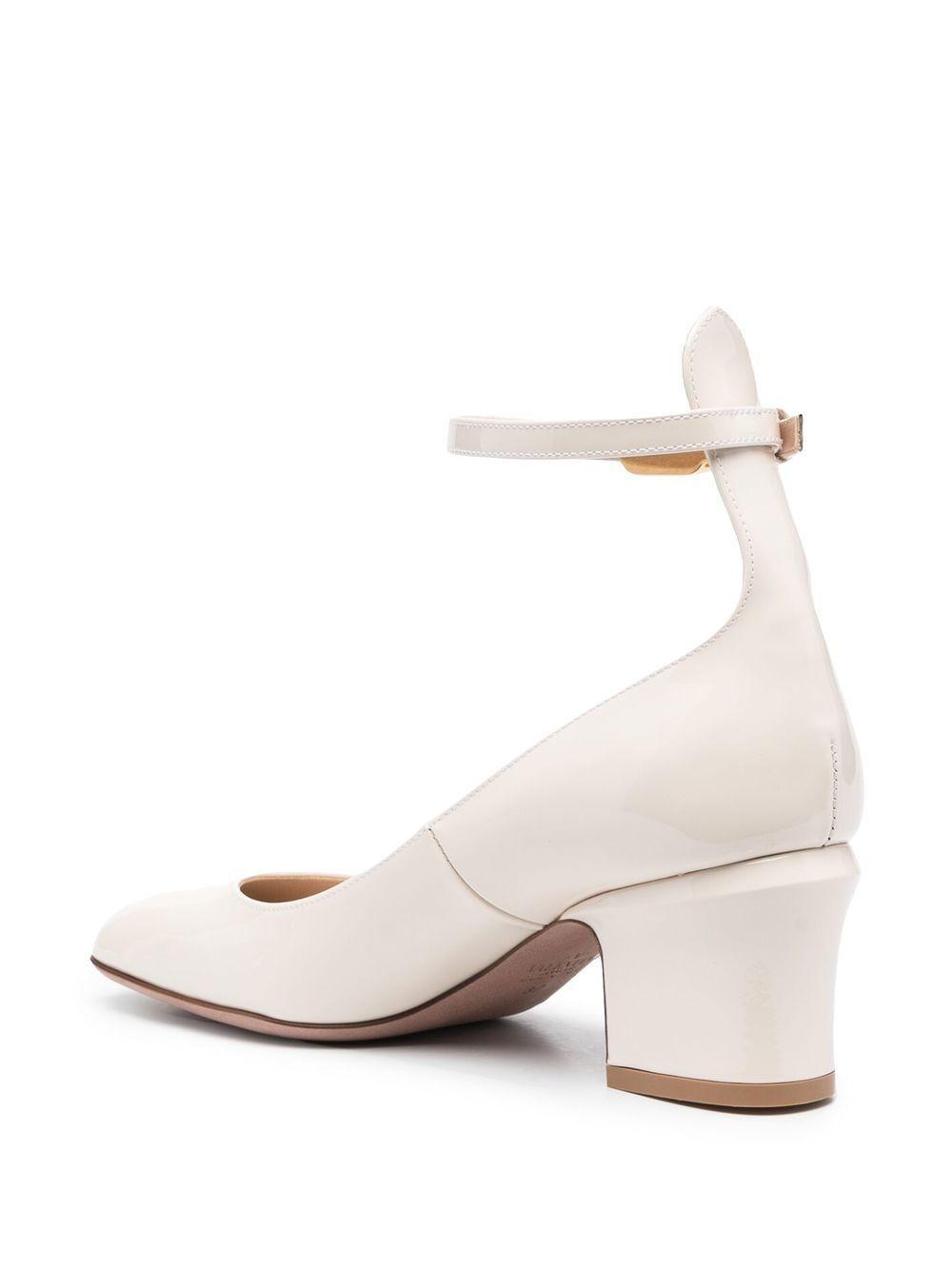 VALENTINO GARAVANI Tan-go 60mm Patent-leather Pumps In Neutrals Product Image