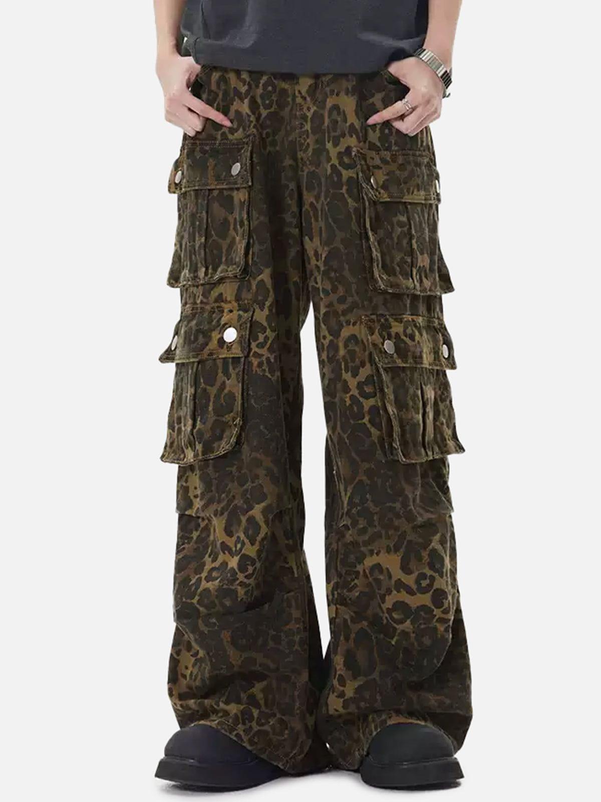Aelfric Eden Leopard Print Cargo Pants Product Image