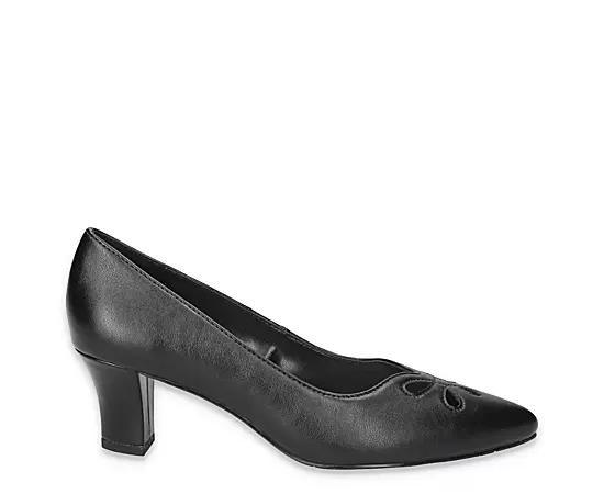 Easy Street Pat Women's Comfort Pumps, Size: 9 Wide, Black Patent Product Image