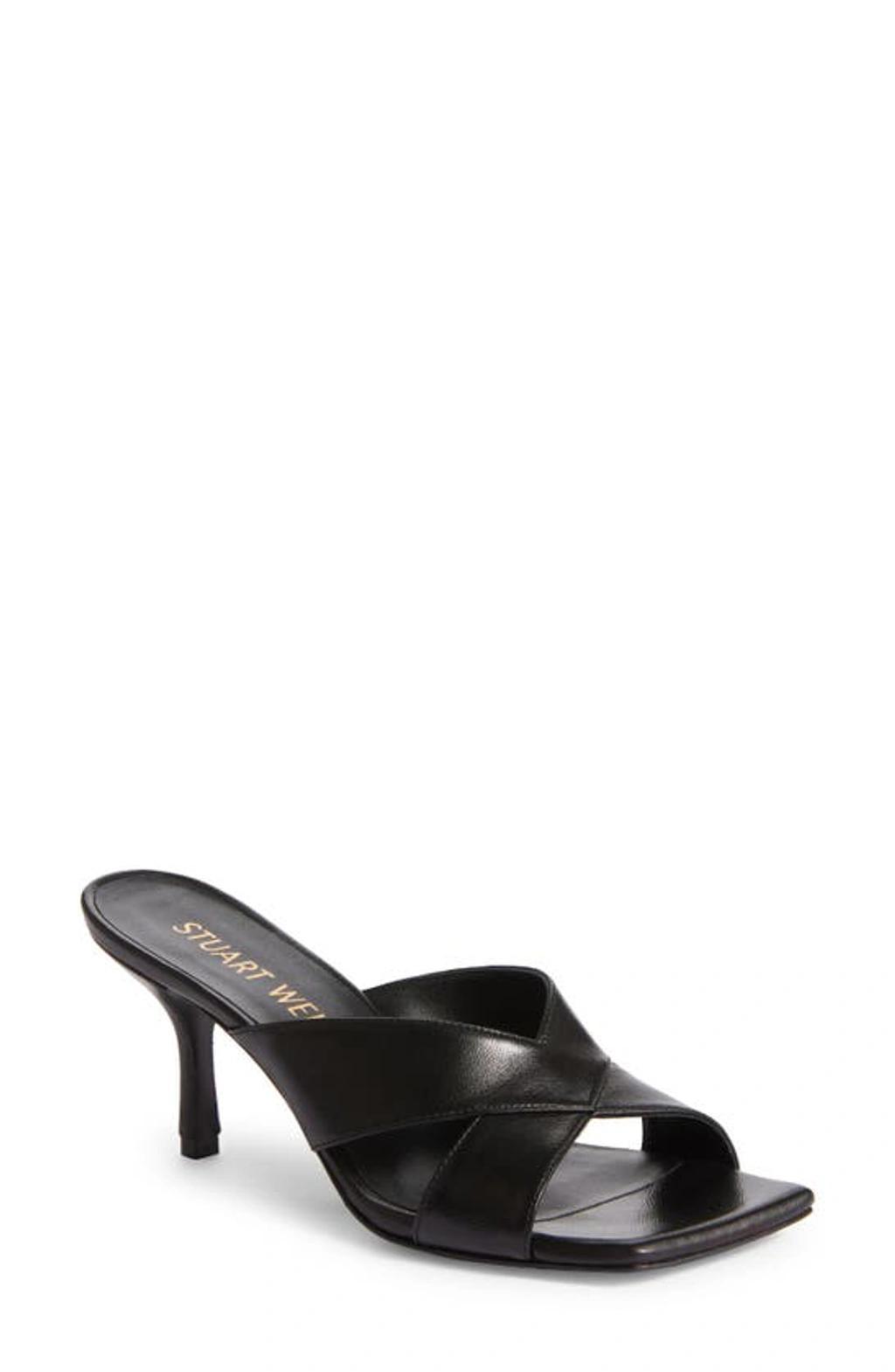 Womens Carmen 65MM Crisscross Leather Sandals Product Image