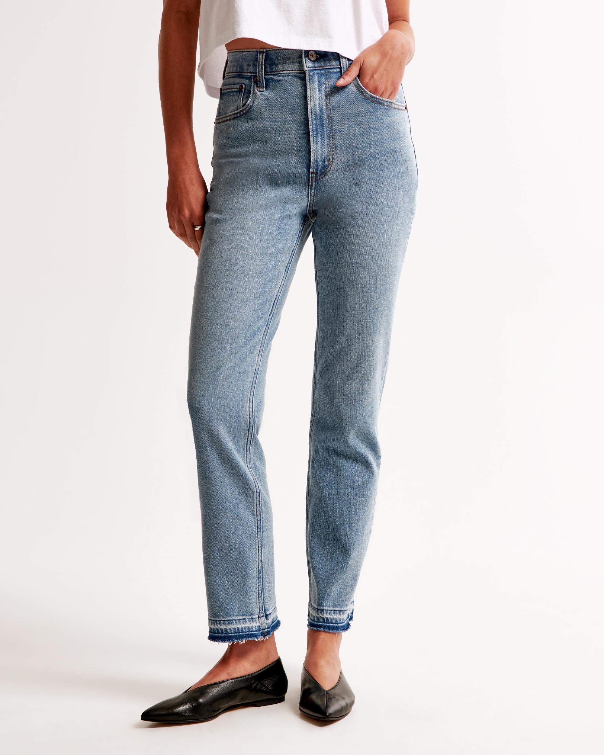 Ultra High Rise Ankle Straight Jean Product Image