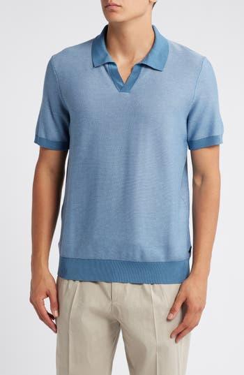 HUGO BOSS Tempio Polo In Light Pastel Blue Product Image