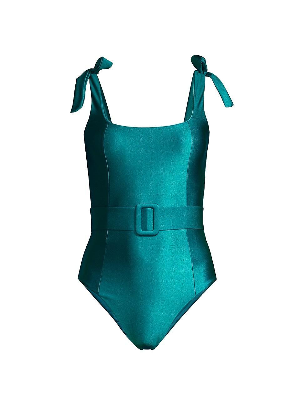Womens Sydney Ribbed One-Piece Swimsuit Product Image