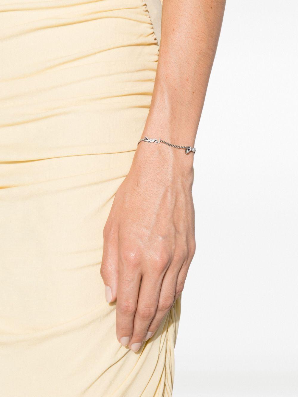 monogram-logo gemstone bracelet Product Image