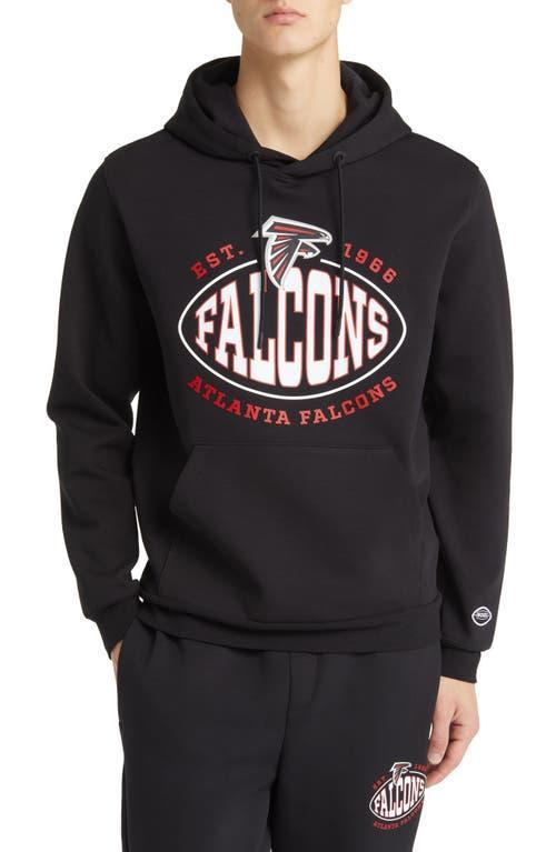 Men's BOSS X NFL  Black Minnesota Vikings Touchback Pullover Hoodie, Size: Medium Product Image