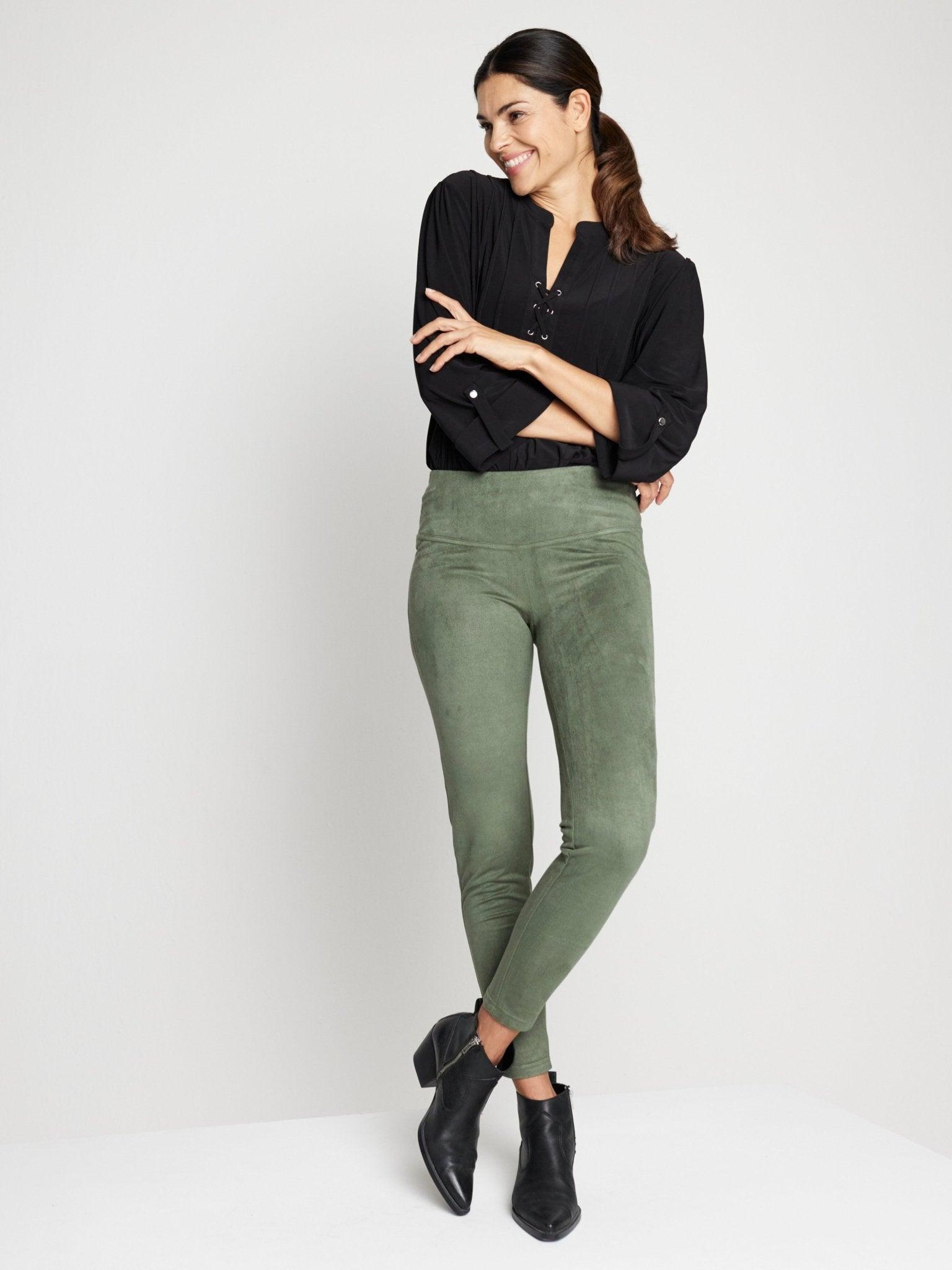 Roz & Ali Tummy Control Faux Suede Product Image