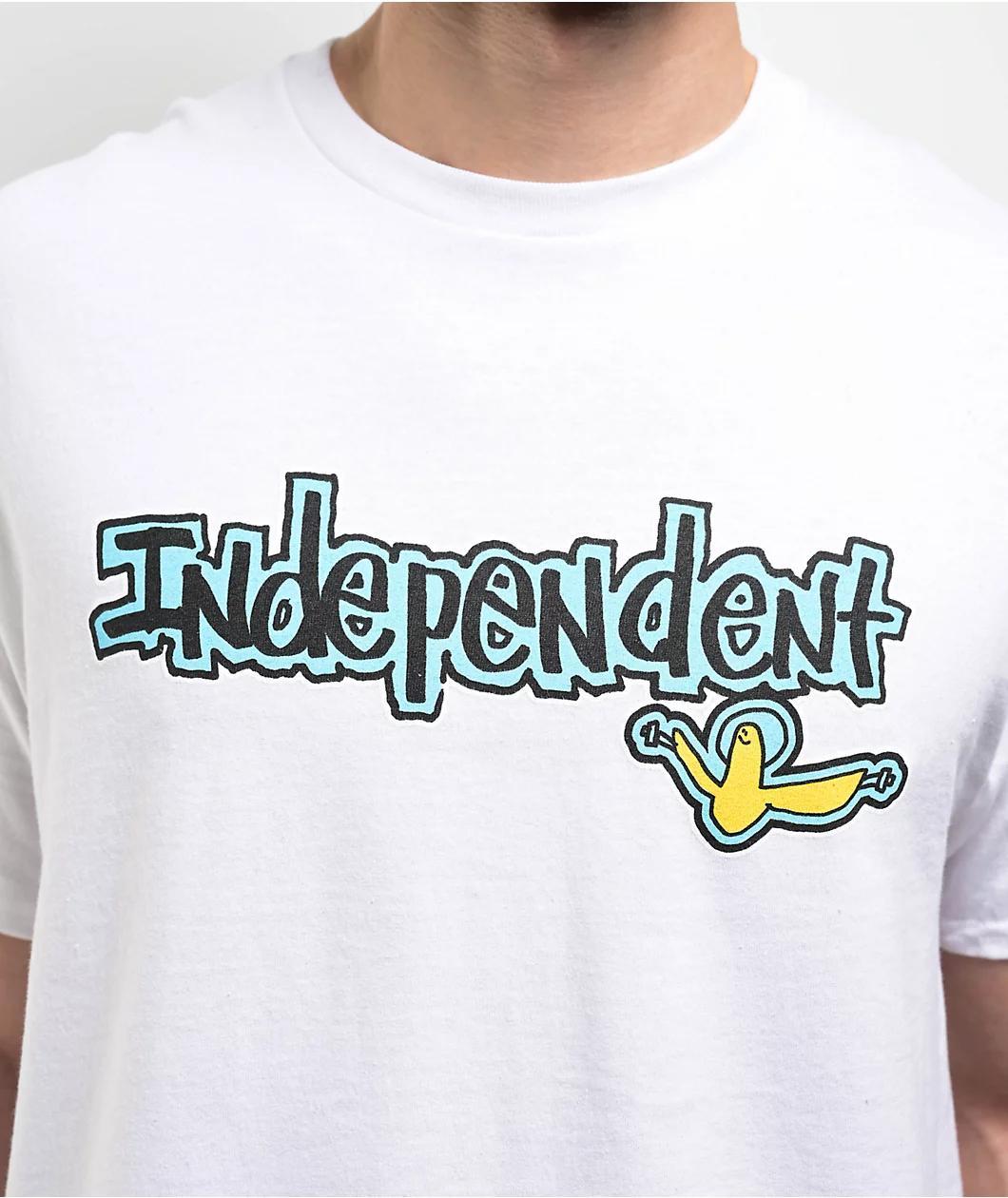 Independent Gonz Bar White T-Shirt Product Image