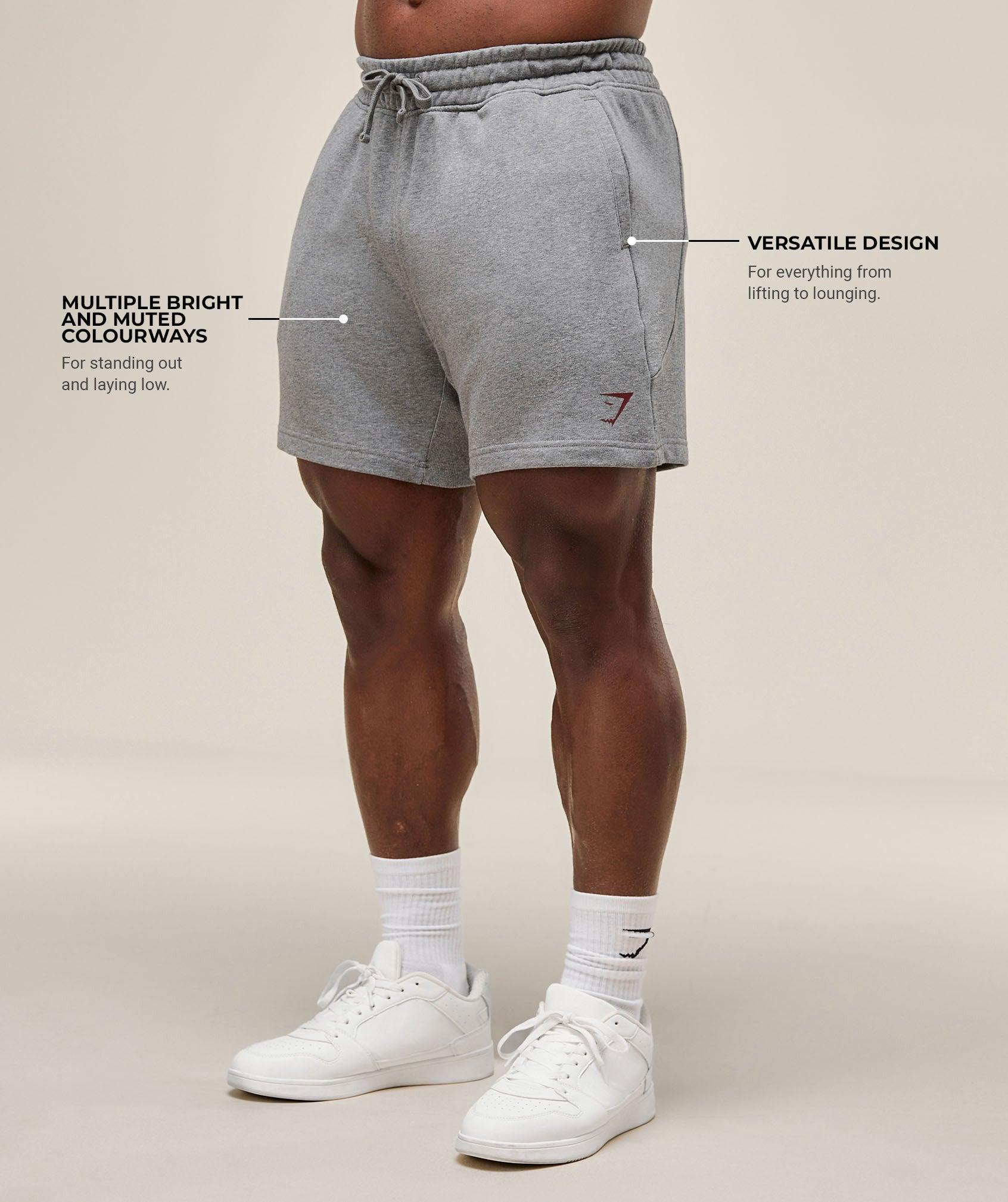 Gymshark Power 5" Shorts - Charcoal Core Marl Male Product Image