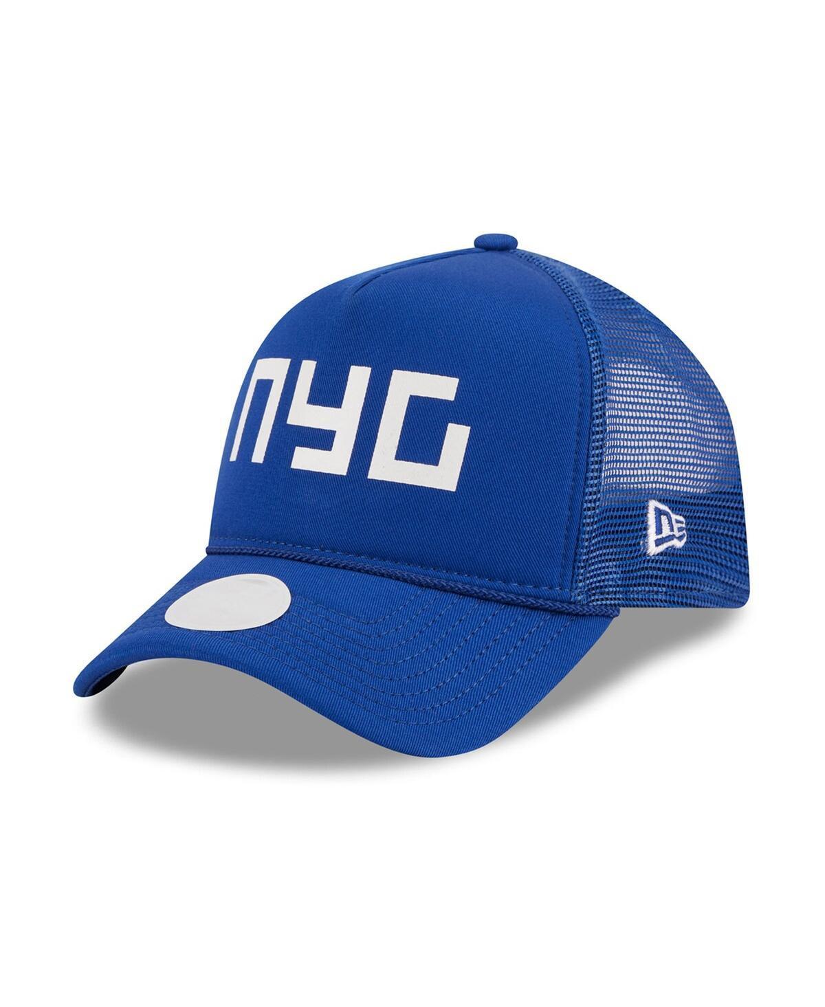 Women's New Era Royal New York Giants McGee Trucker 9FORTY Adjustable Hat, Blue Product Image