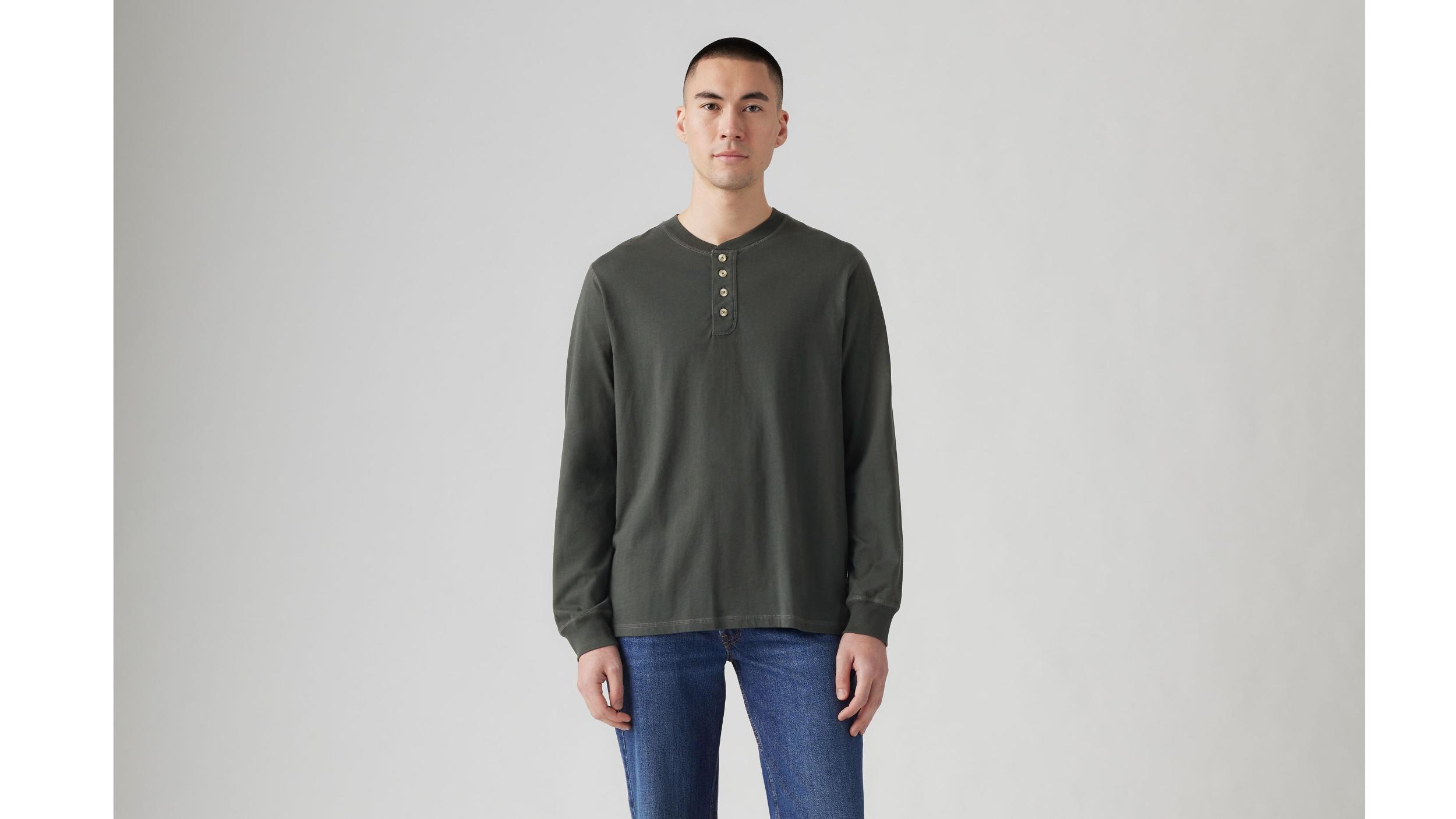 Four-Button Henley Product Image