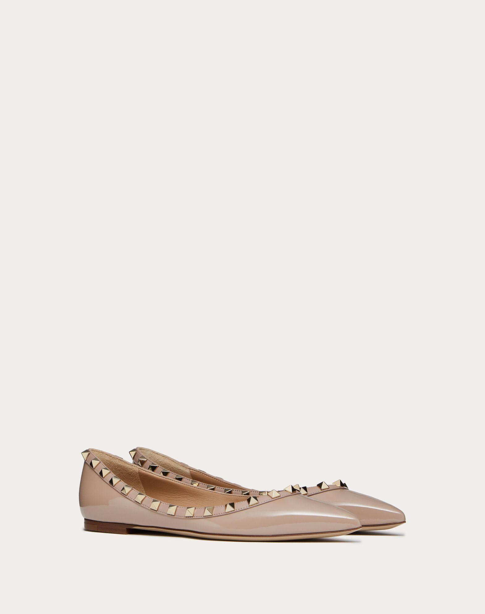 Patent Rockstud Ballet Flat Product Image