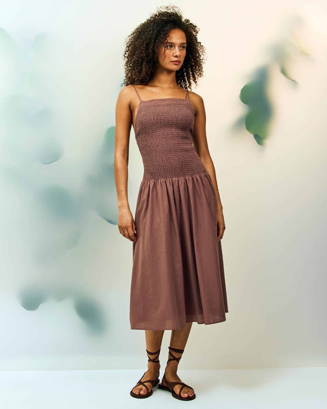 The Gauze Open-Back Dress Product Image