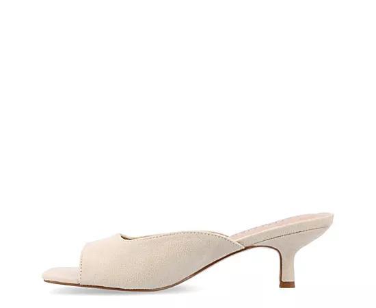 Journee Larna Womens Kitten Sandals Green Product Image