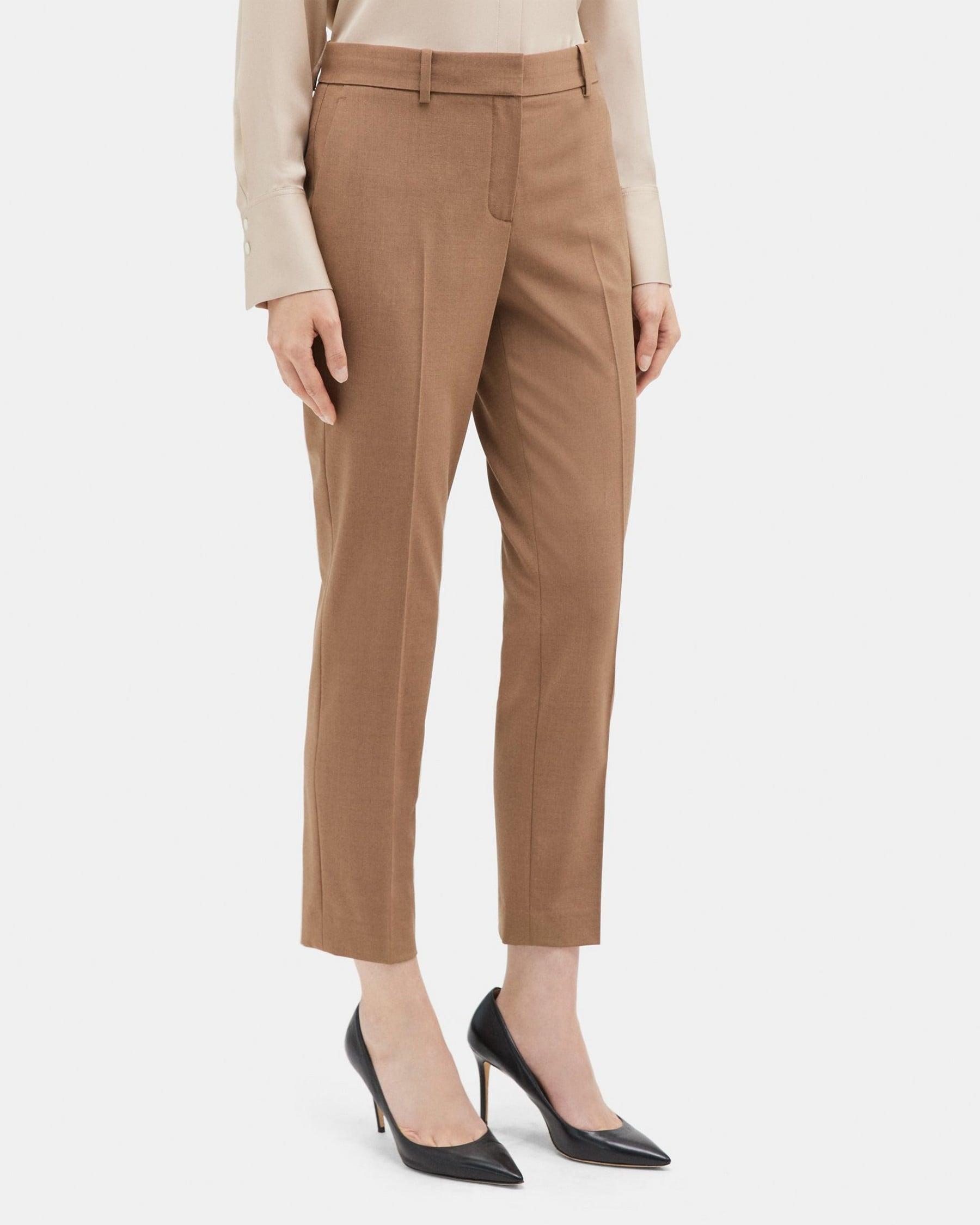 Classic Crop Pant in Sevona Stretch Wool Product Image