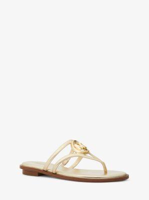 Hampton Metallic Leather Sandal Product Image