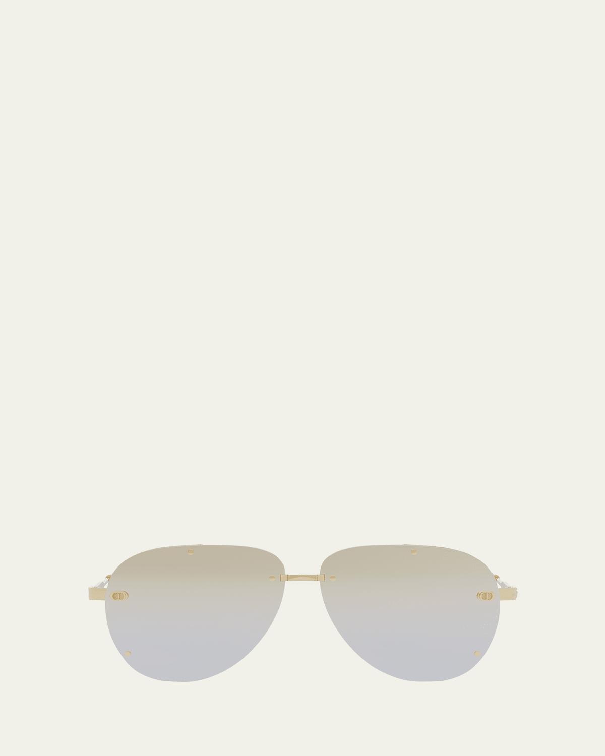 Mens NeoDior A1U 61MM Pilot Sunglasses Product Image