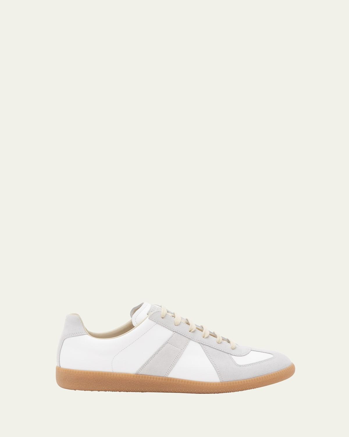 Replica Suede & Leather Sneakers Product Image