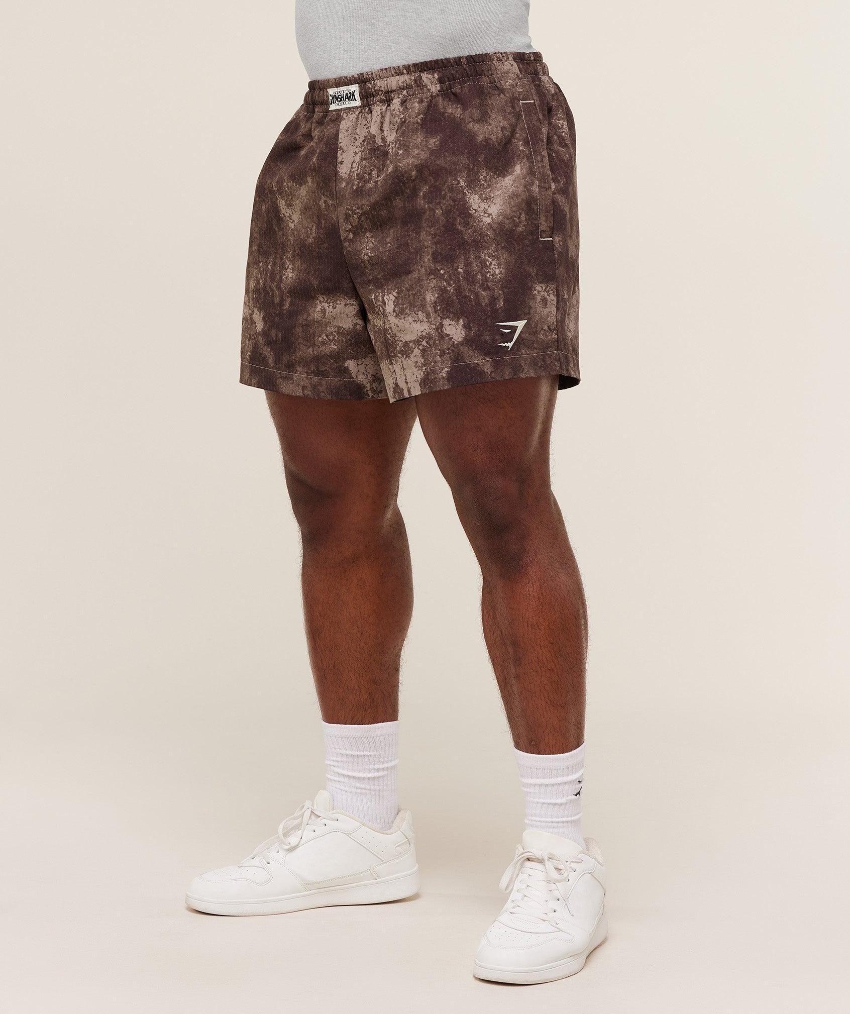 Gymshark Pumper Shorts 5" - Soul Taupe Male Product Image
