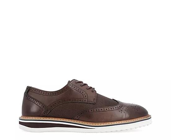 Vance Co. Warrick Wing Tip Derby Vegan Leather) Men's Shoes Product Image