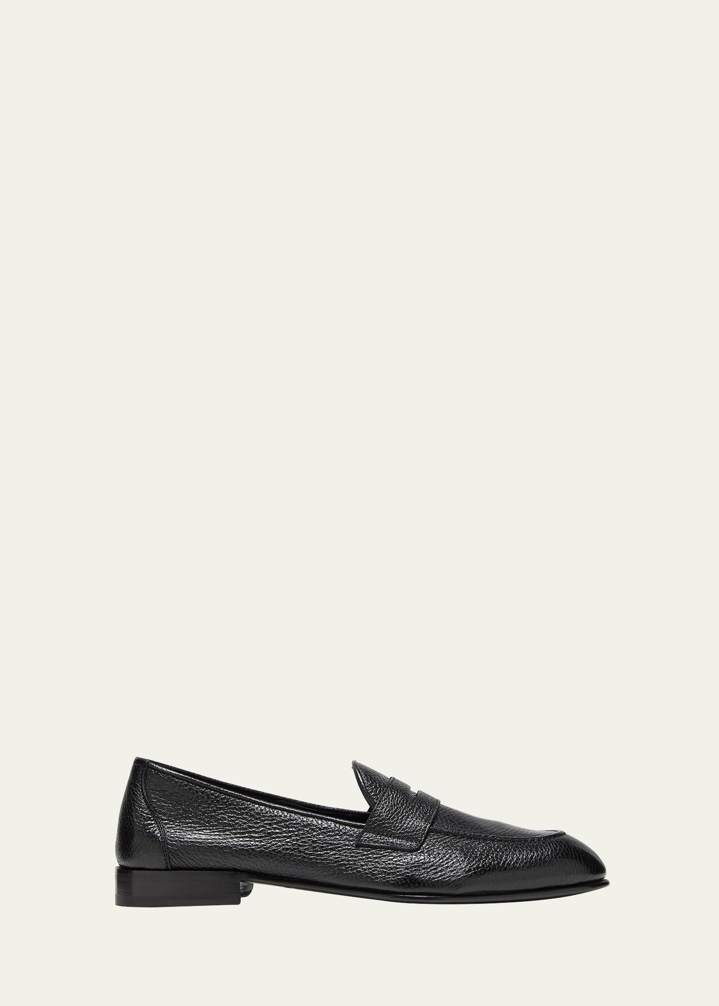 Mens Appia Deerskin Penny Loafers Product Image