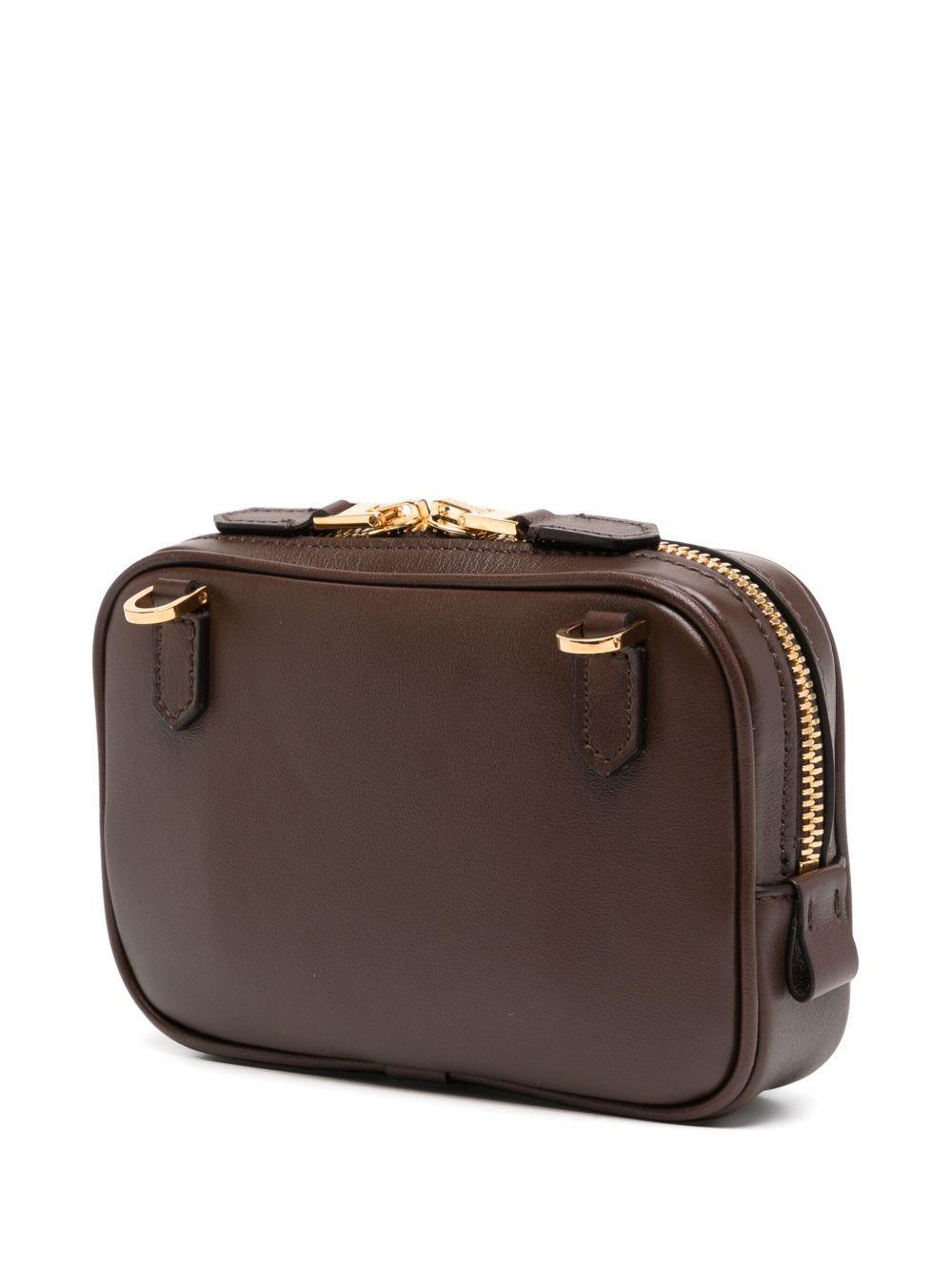 small leather messenger bag  Product Image