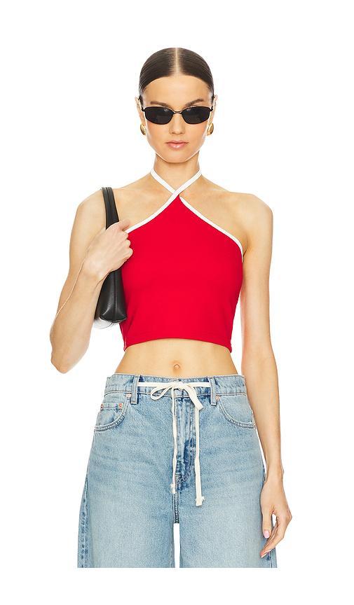 Sirena Contrast Halter Top superdown Product Image