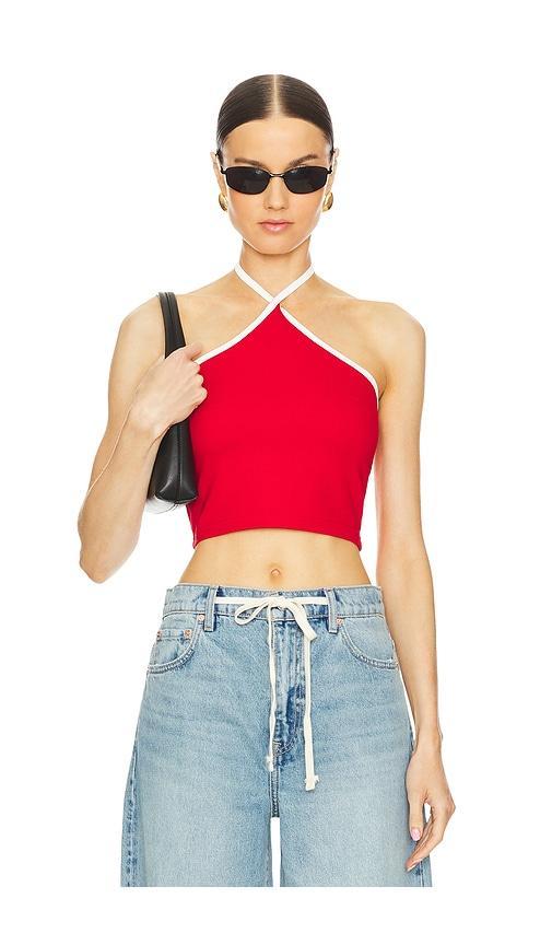 Sirena Contrast Halter Top superdown Product Image