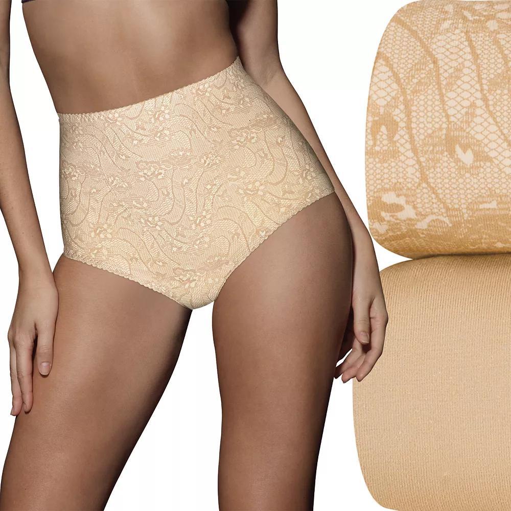 Bali 2-pack Cotton Stretch Light Control Shaping Brief Panty X037, Womens Product Image