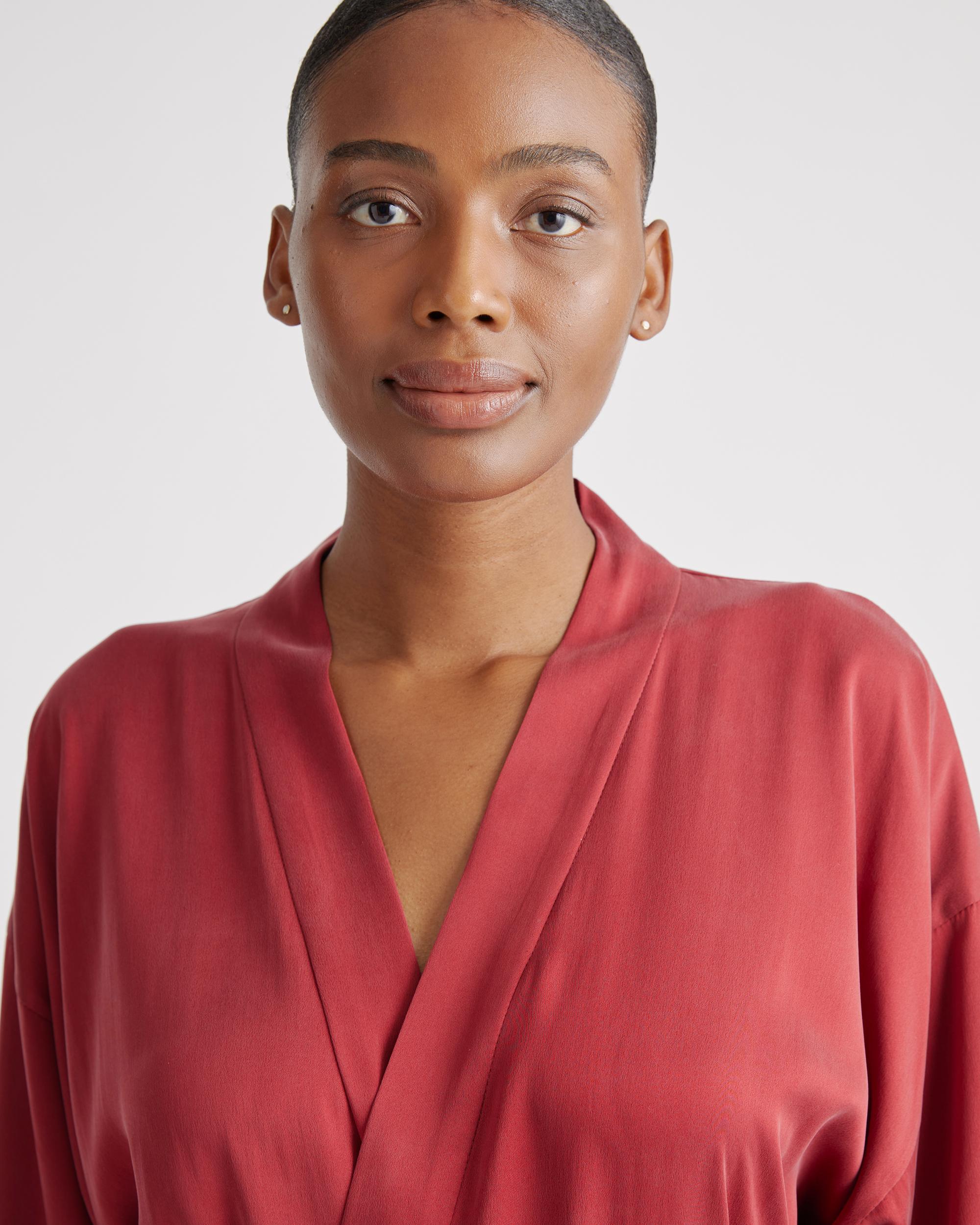 Quince | Women's Robe Size XL, Mulberry Silk Product Image