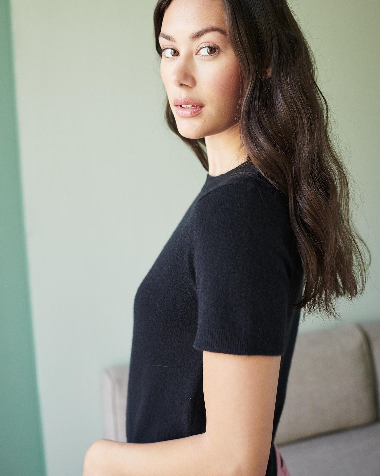 Quince | Women's Mongolian Cashmere T-Shirt Product Image