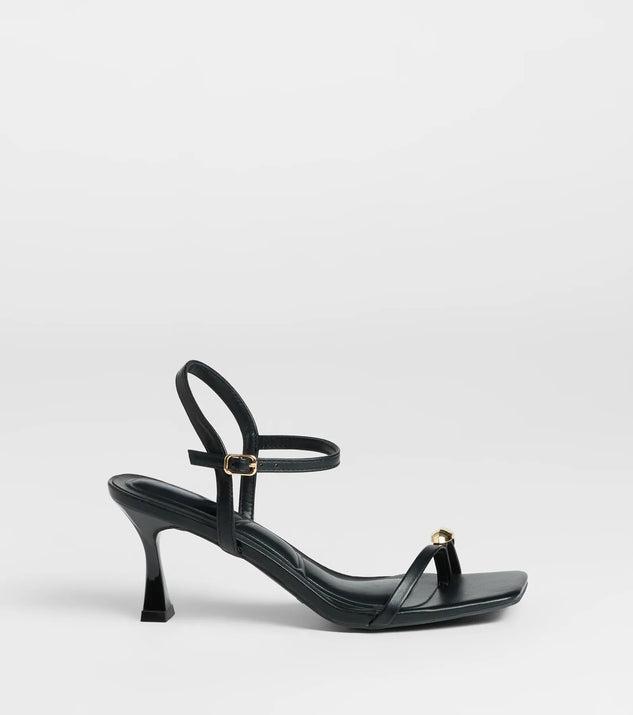 Fabulous Strut Strappy Kitten Heels Product Image