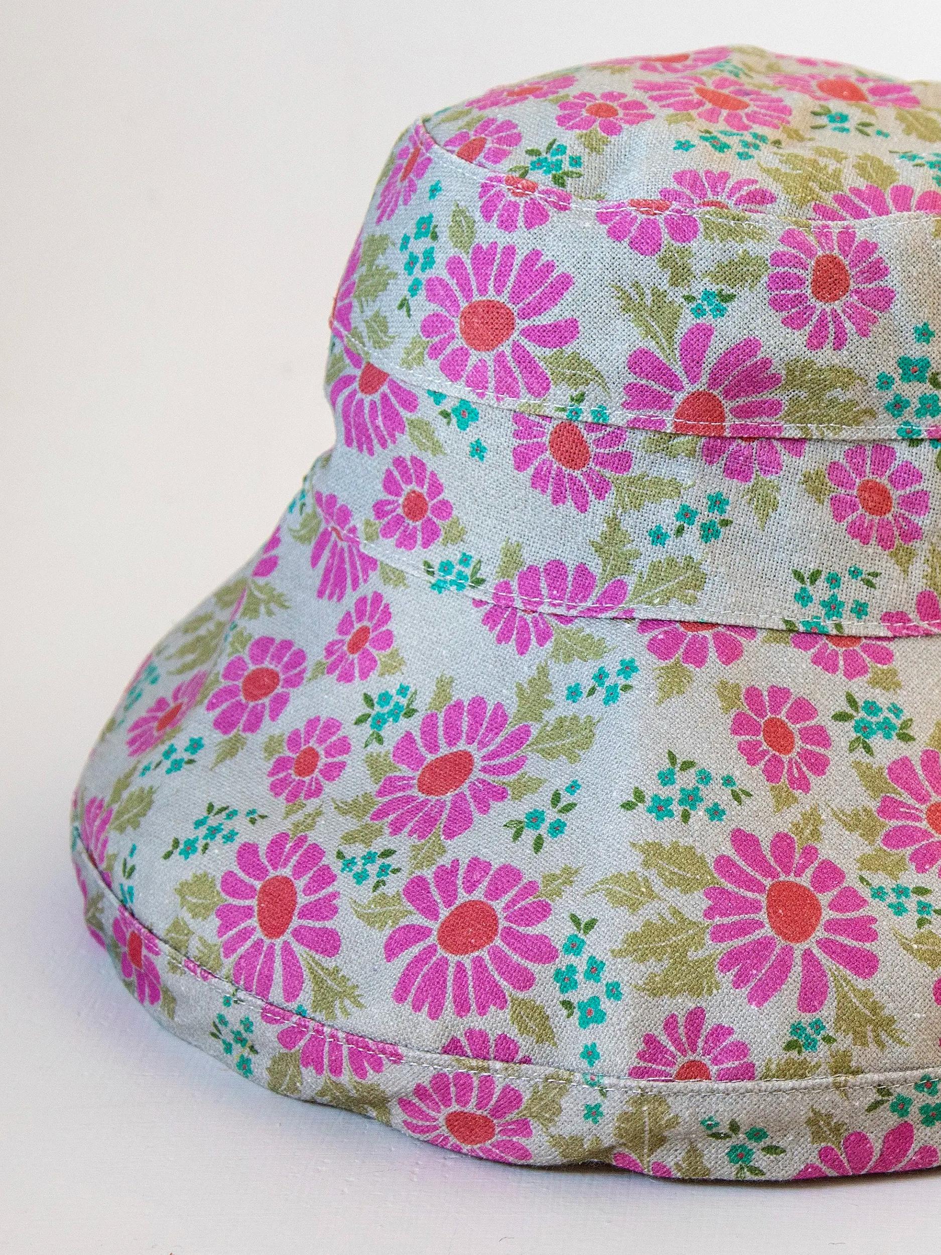 Sunny Day Bucket Hat - Pink Floral Product Image