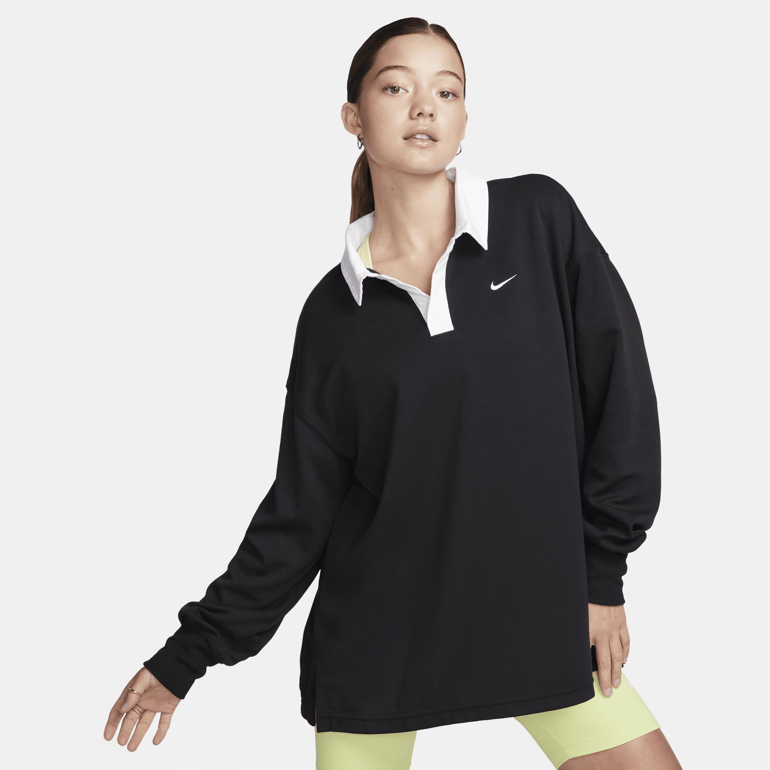 Nike Essential oversized long sleeve polo Product Image