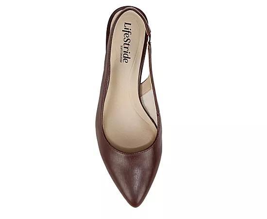 LifeStride Annalise Women's Slingback Heels, Size: 6, Black Fabric Product Image
