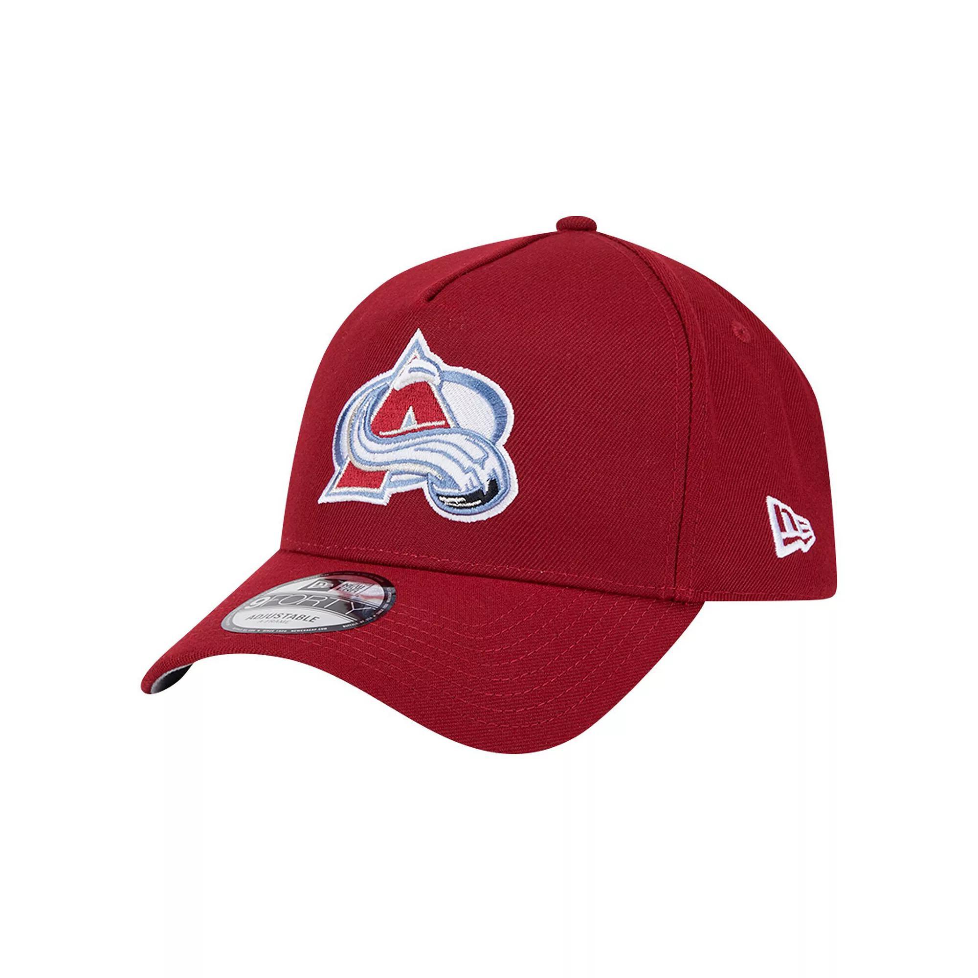 Mens New Era Burgundy Colorado Avalanche Core A-Frame 9FORTY Adjustable Hat Product Image