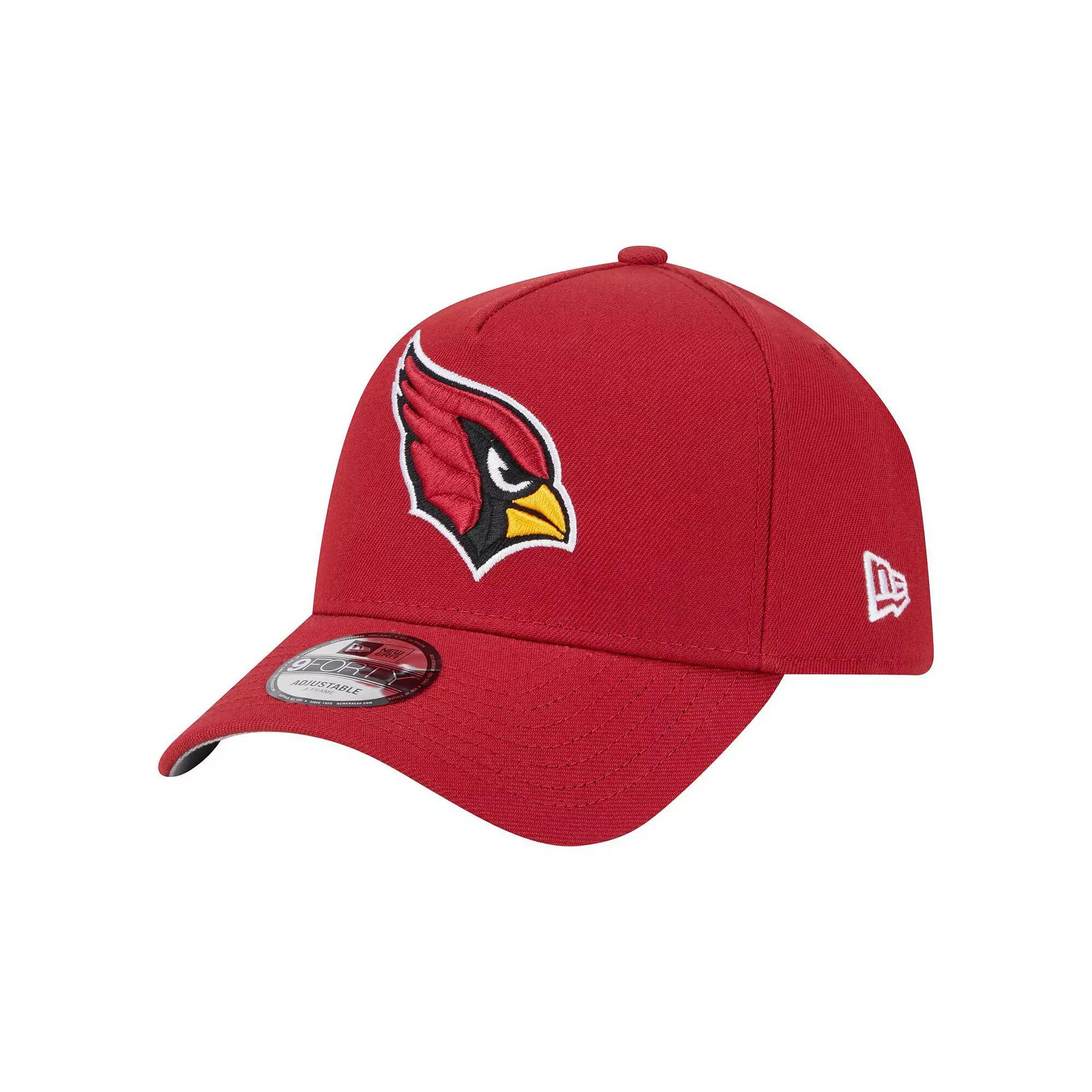 Mens New Era Cardinal Arizona Cardinals A-Frame 9FORTY Adjustable Hat Product Image
