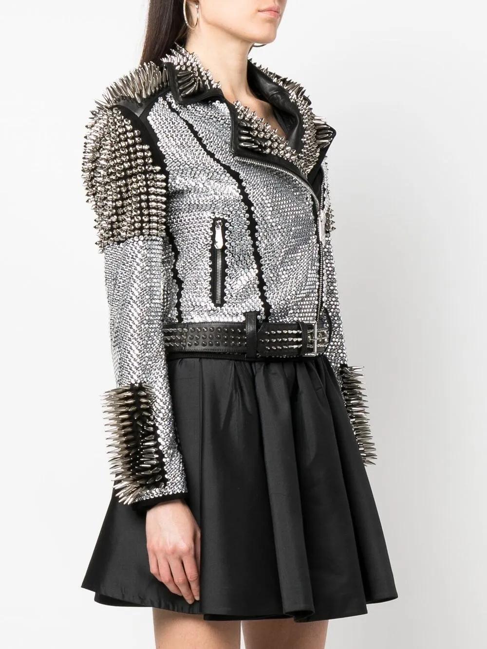 crystal studded jacket Product Image