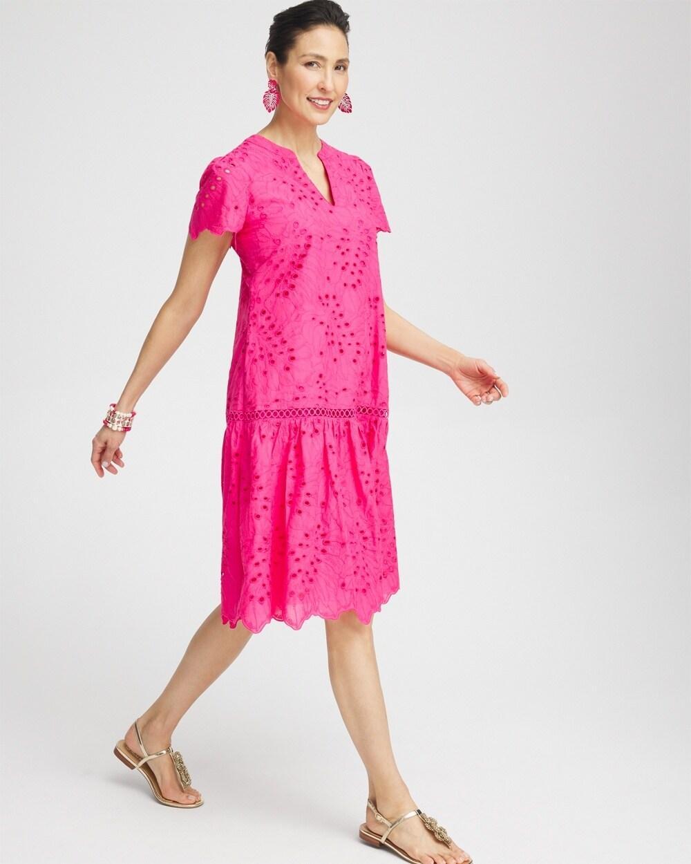 Lace Popover Dress Product Image