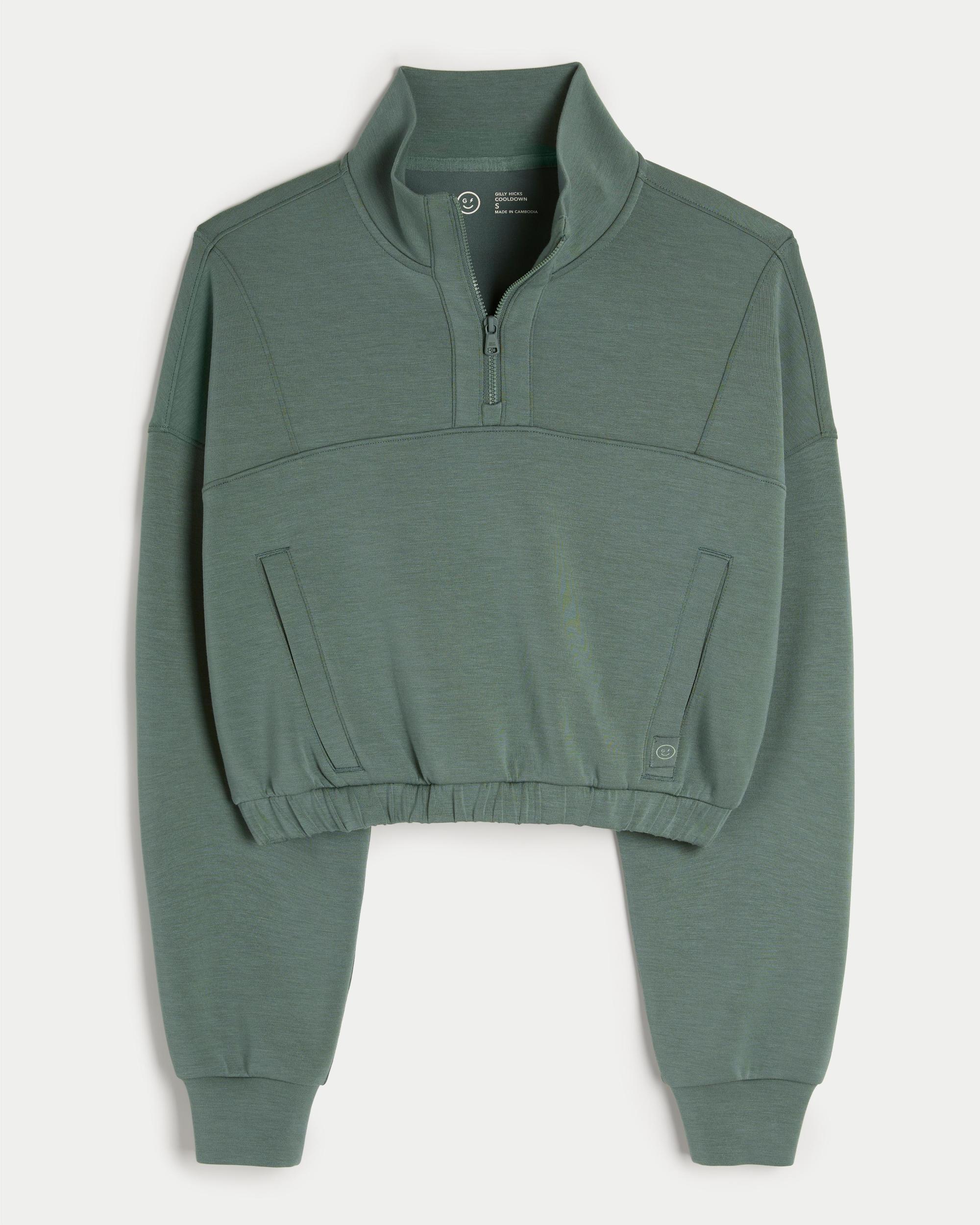 Gilly Hicks Active Cooldown Quarter-Zip Top Product Image