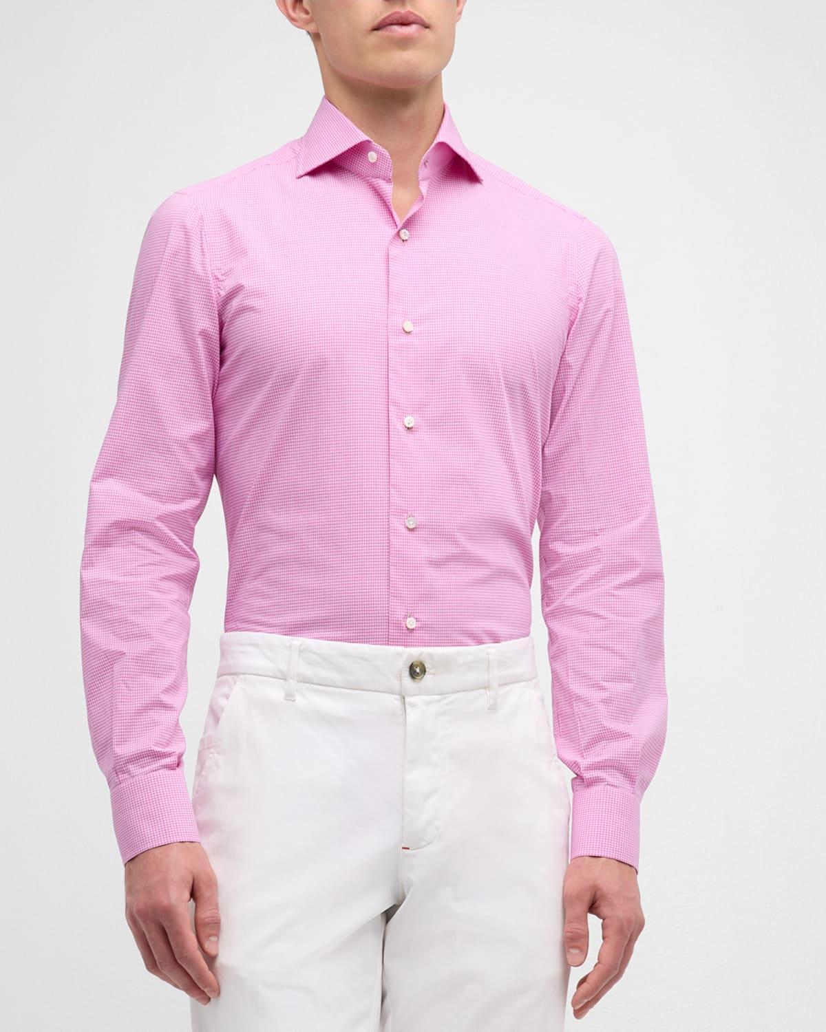 Men's Small Check Sport Shirt Product Image