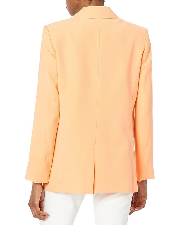 Linen-Blend Twill Blazer Product Image