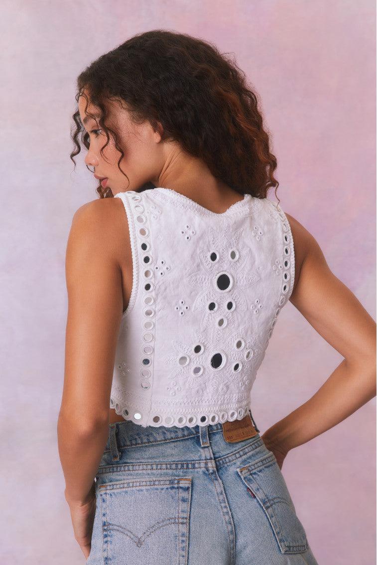 Cayman Embellished Bustier Top Product Image