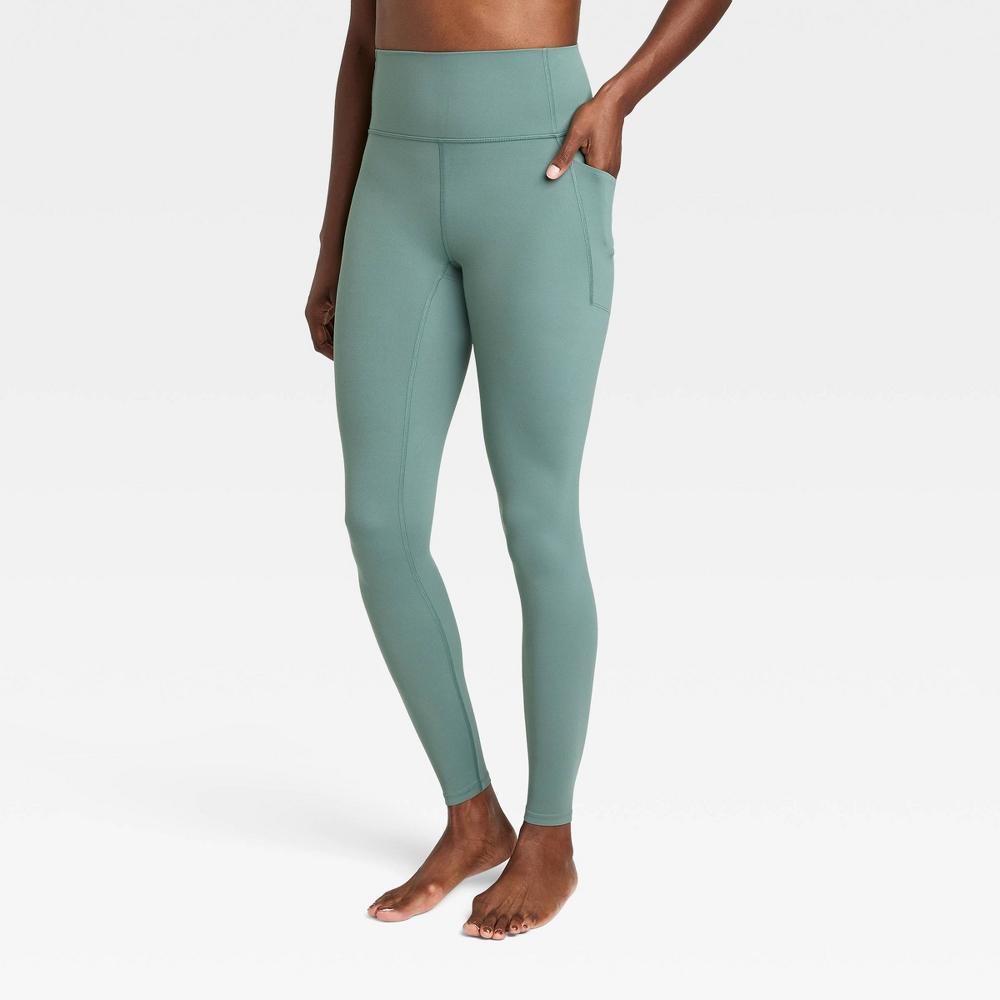 Womens Everyday Soft Ultra High-Rise Pocketed Leggings - All In Motion Black 2X: Moisture Wicking, UPF 50+ Product Image