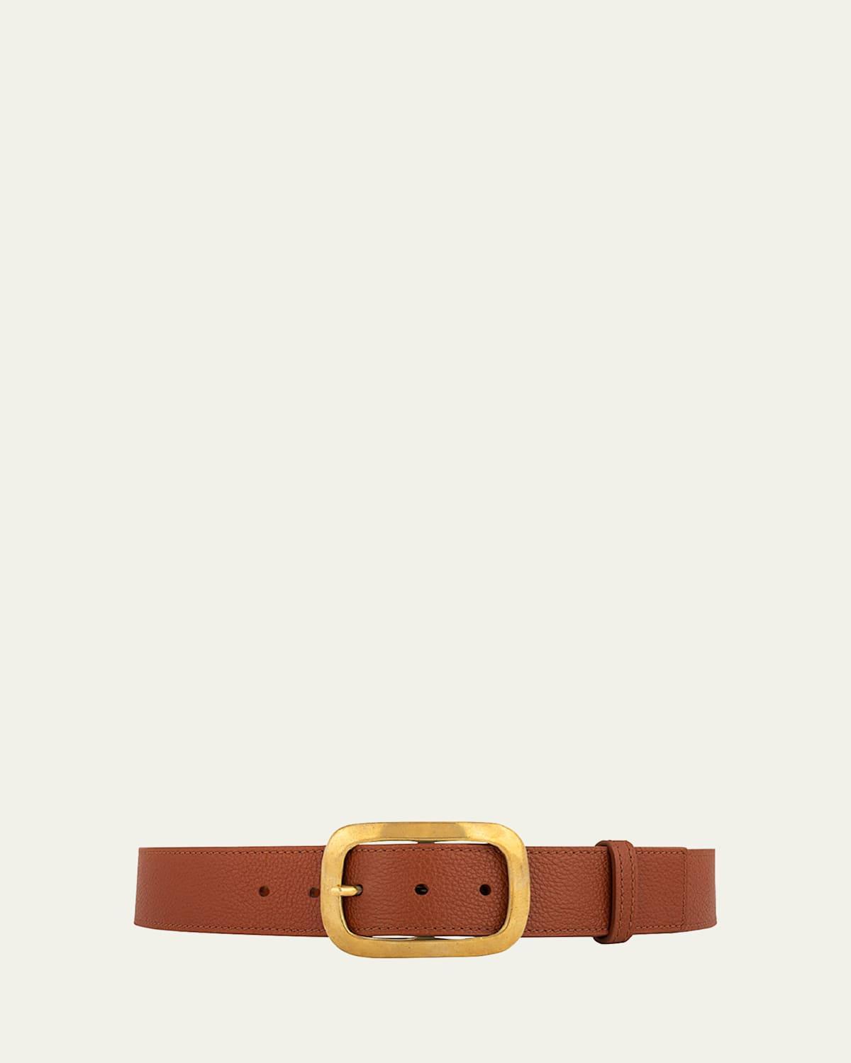 La Captivante Pebbled Leather Belt Product Image