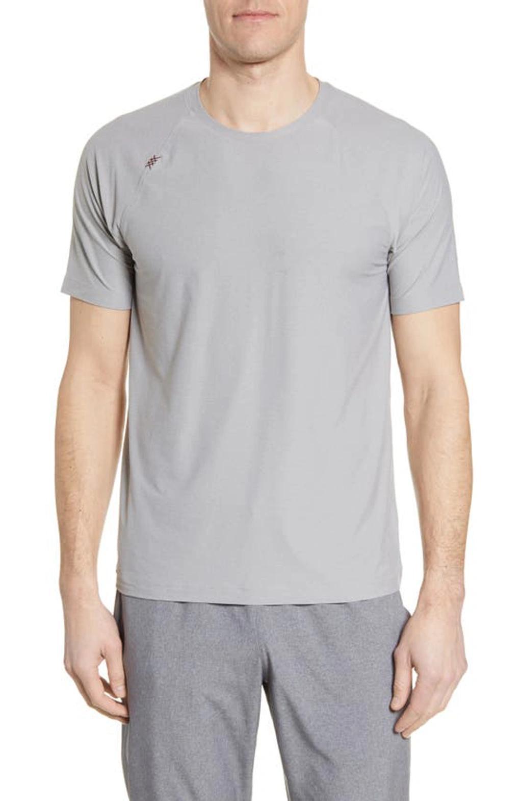 Rhone Reign Short Sleeve Tee Light Grey Heather M Product Image